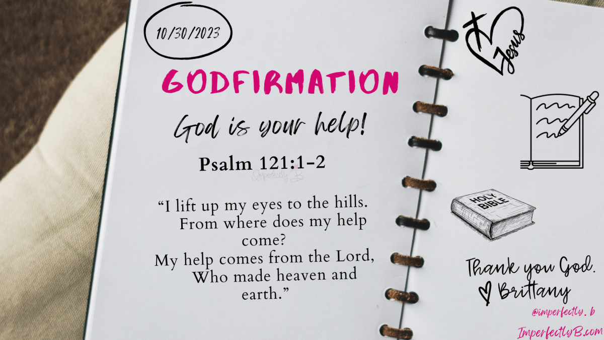 Godfirmation: God is Your Help (Psalm 121:1-2)