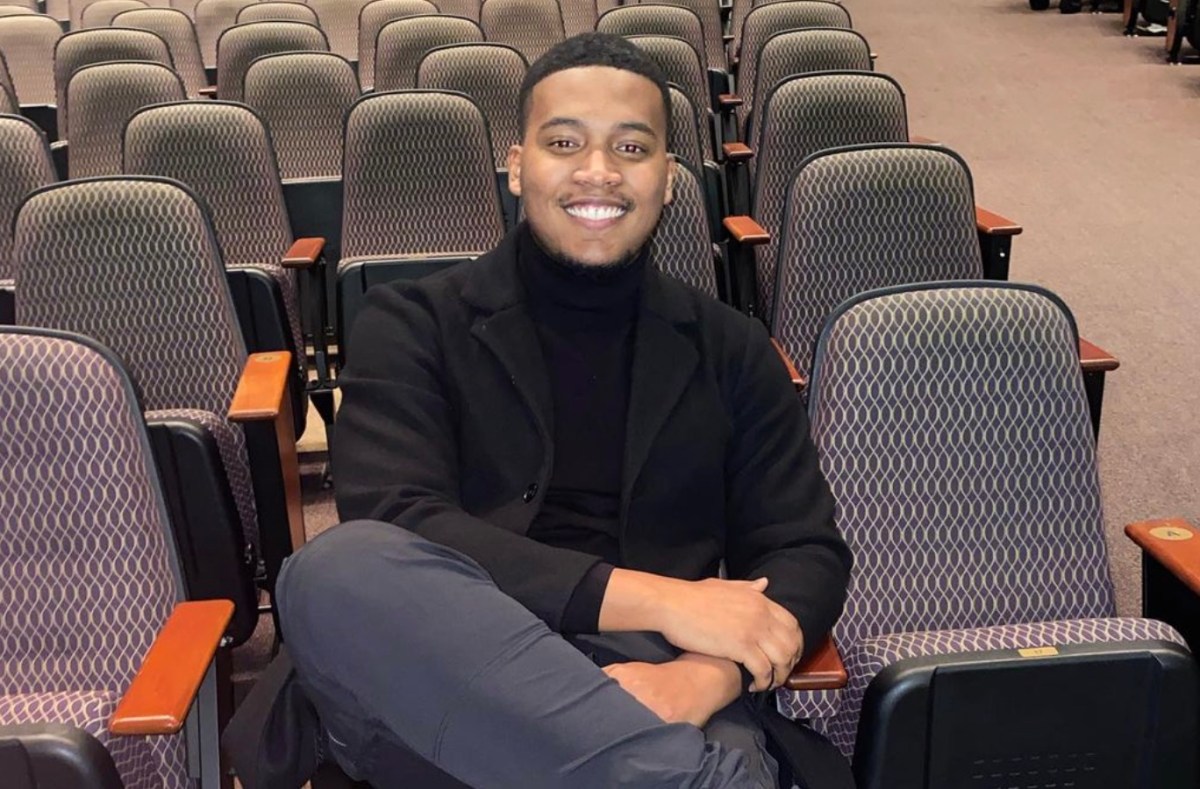 Pastor Andre Crouch Jr. sitting